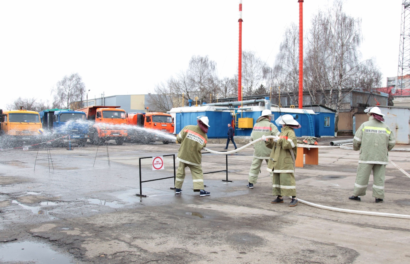 Пожарная эстафета Марафона безопасности труда ООО «Газпром трансгаз Нижний Новгород»