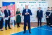 Ведущий инженер Чебоксарского ЛПУМГ Анатолий Решетов приветствует участников Ярмарки вакансий