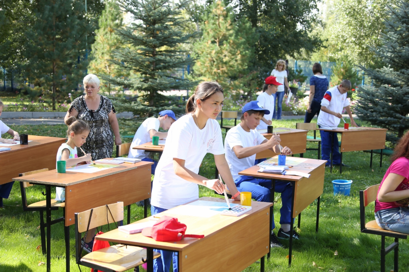 Юные художники на пленере