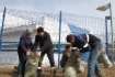 Во время субботника на участке, прилегающем к территории иркутского водноспортивного комплекса