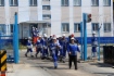 Эвакуация сотрудников компании во время учения