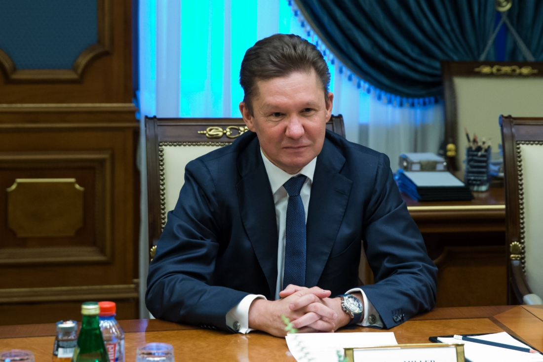 Алексей Миллер во время рабочей встречи с Марошем Шефчовичем