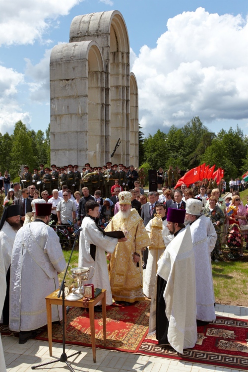 Освящение православной часовни в Калужской области