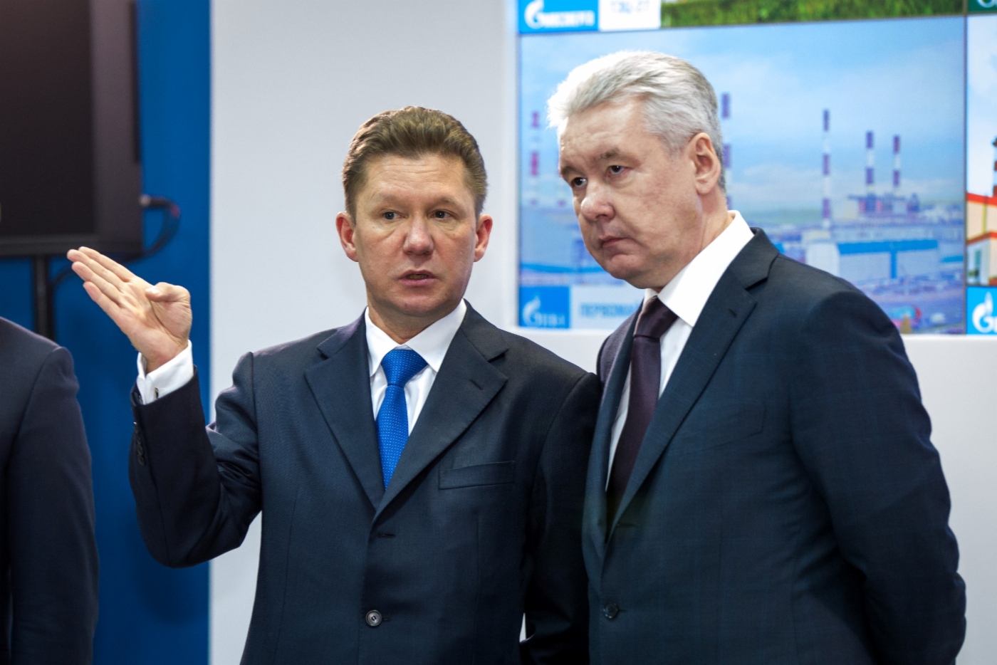 Алексей Миллер и Сергей Собянин