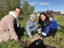 Совместная посадка деревьев с воспитанниками подшефных учреждений предприятия