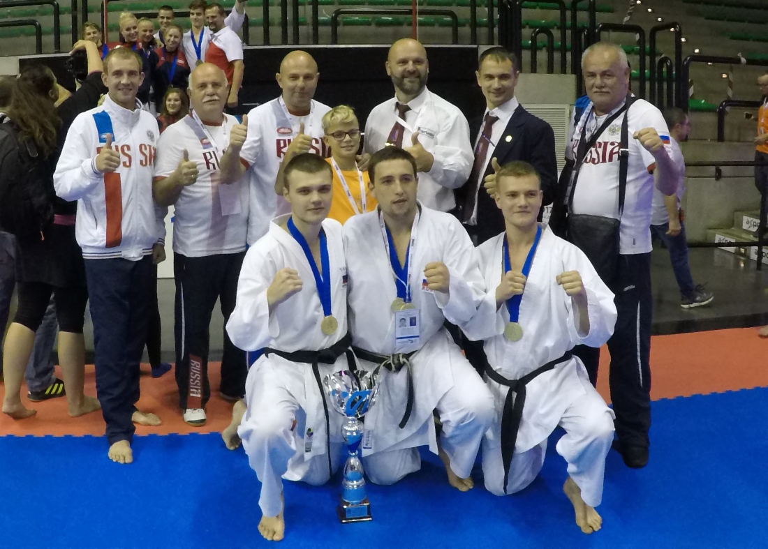 Воспитанники спортклуба «Сетокан трансгаз Ставрополь» на чемпионате мира в итальянском Тревизо