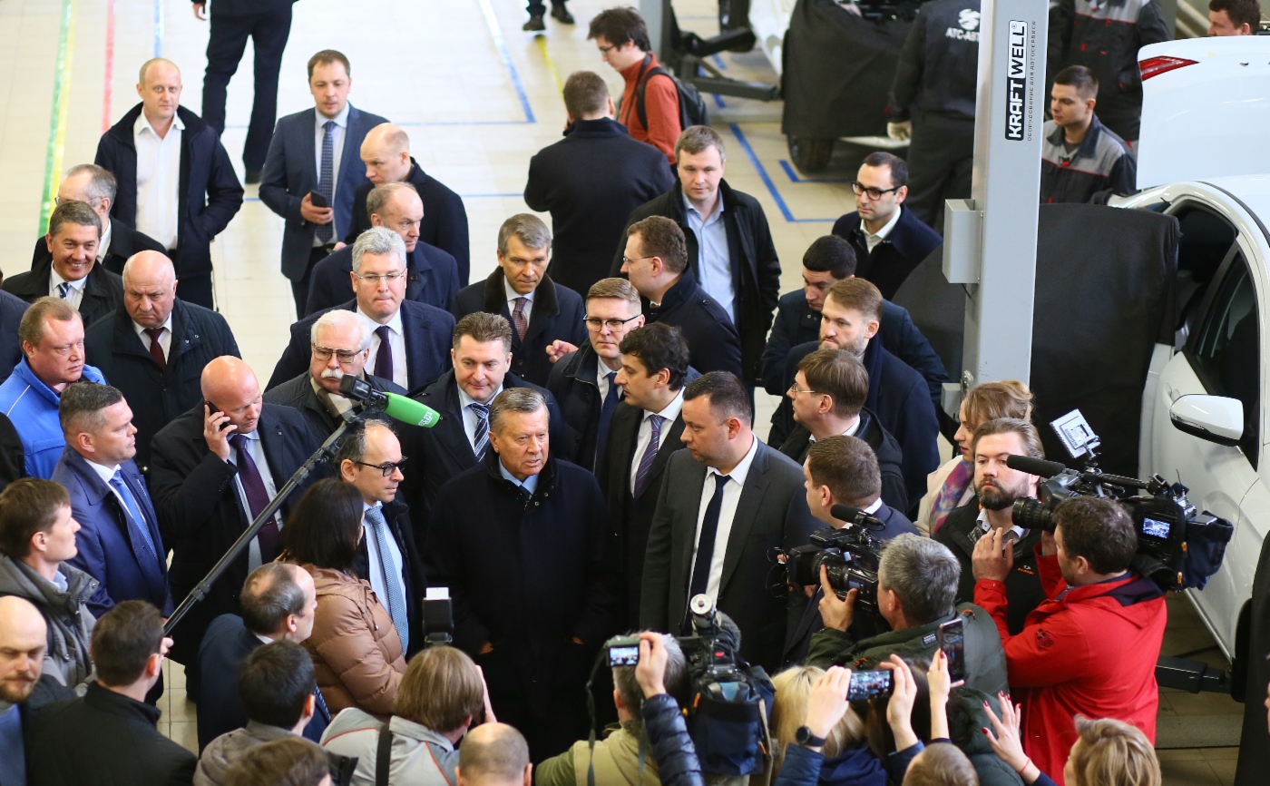 Сборочный цех ПАО «АВТОВАЗ», где ведется установка газобаллонного оборудования на легковые автомобили