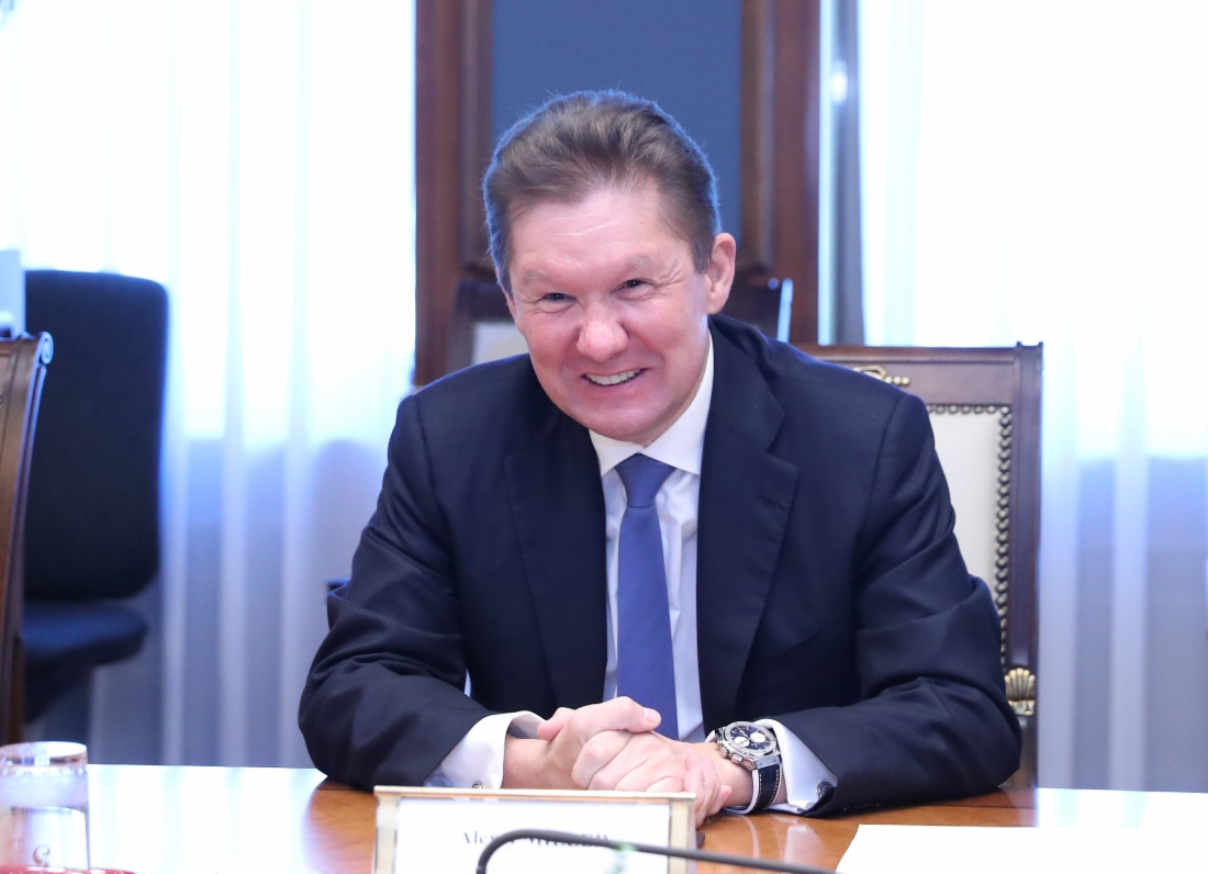 Состоялась рабочая встреча Алексея Миллера и Чрезвычайного и Полномочного Посла Германии в России Рюдигера фон Фрича