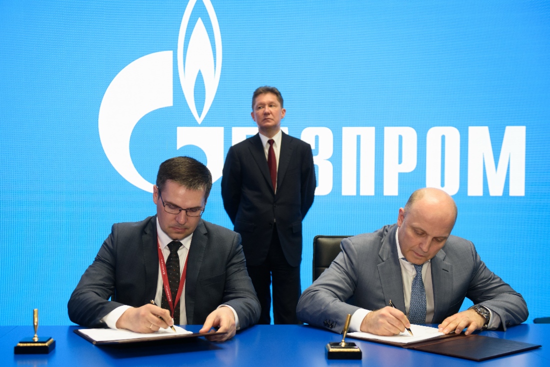 В рамках Петербургского международного экономического форума — 2019 заместитель Председателя Правления — начальник Департамента ПАО «Газпром» Олег Аксютин и Директор по техническому развитию и качеству АО «Северсталь Менеджмент» Петр Мишнев подписали актуализированную Программу научно-технического сотрудничества