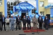 Виктор Зубков (четвертый справа) и Глава Администрации Тамбовской области Олег Бетин (третий справа) приняли участие в торжественном открытии спортивного комплекса в г. Кирсанове Тамбовской области, построенного в рамках программы «Газпром — детям»