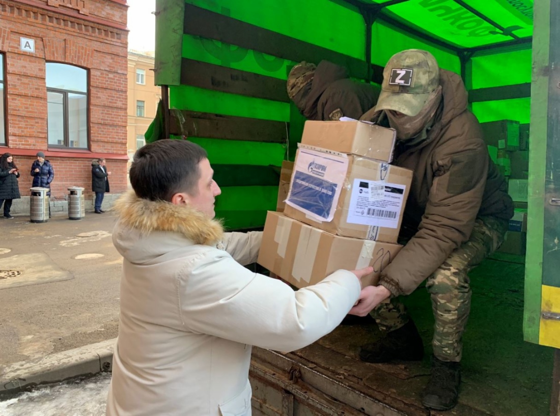 Момент передачи груза служащим воинской части