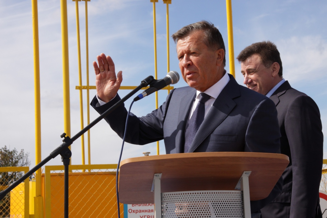 Виктор Зубков принял участие в мероприятиях, посвященных газификации станции Бердия Иловлинского района Волгоградской области
