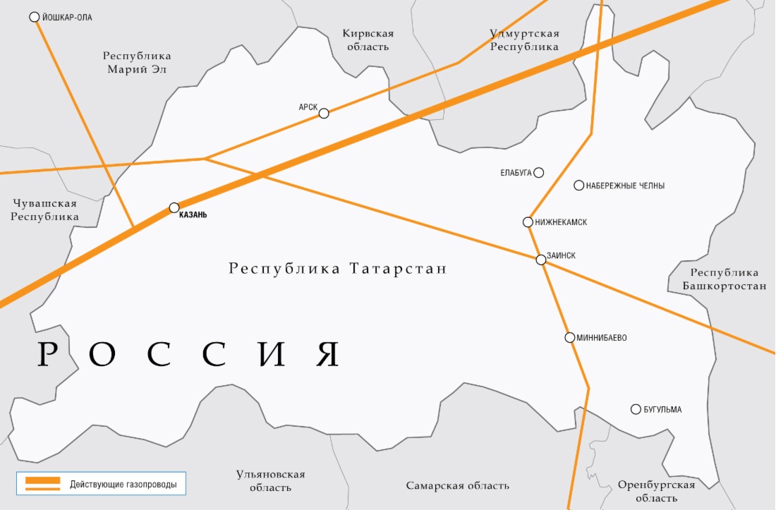 «Газпром» прорабатывает вопрос газоснабжения инновационного центра «Иннополис» в Республике Татарстан