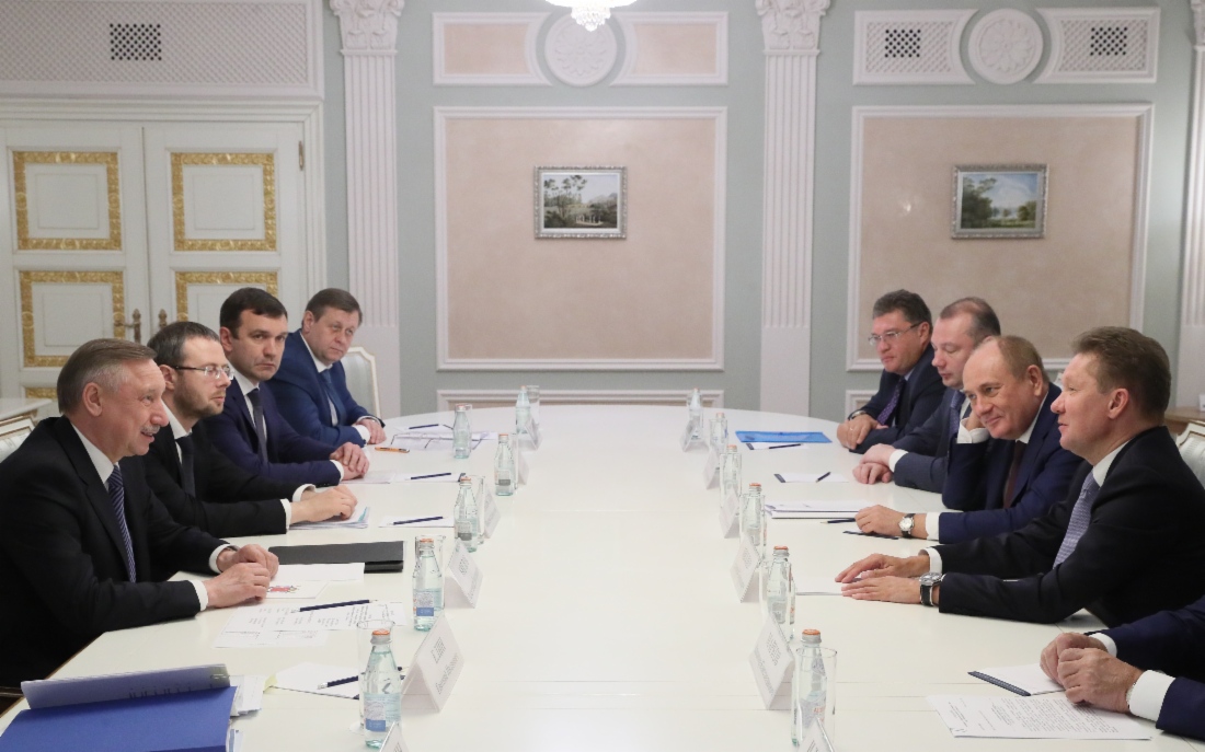 Алексей Миллер и Александр Беглов провели рабочую встречу членов Межведомственного совета по реализации Соглашения о сотрудничестве между компанией и городом