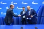 Заместитель Председателя Правления АО «Газпромбанк» Александр Степанов и Олег Аксютин