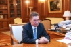 Алексей Миллер во время рабочей встречи с Олегом Кожемяко