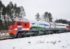 Газотурбовозы пойдут по железной дороге Тюмень — Сургут параллельно с магистральным газопроводом Уренгой — Челябинск. Фото — ОАО «РЖД»