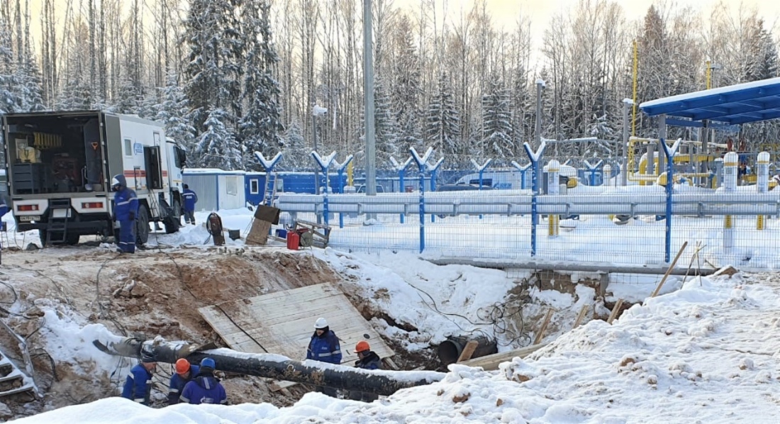 Подключение распределительного газопровода