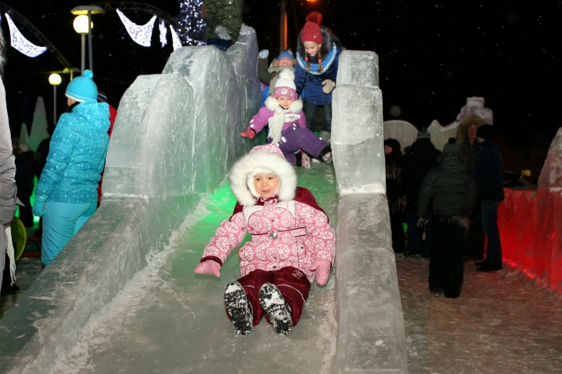 Ледовый городок в Ноябрьске