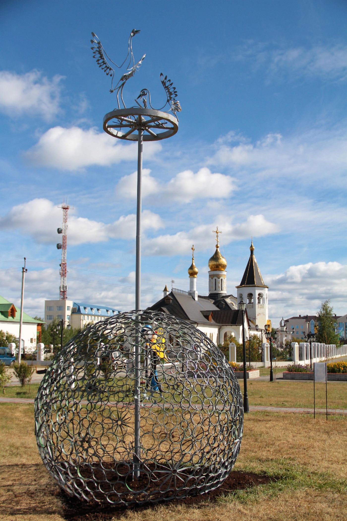 Скульптура «Крылатая любовь»