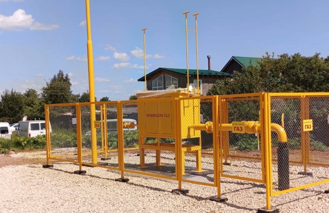 Пункт редуцирования газа в деревне Мараки, Кировская область