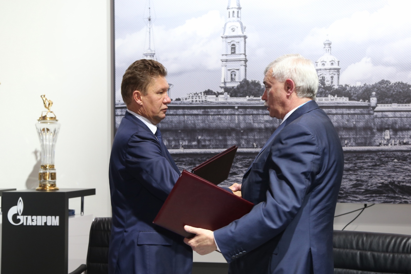 Алексей Миллер и Георгий Полтавченко