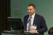 Владимир Овчаренко (ООО «Газпром трансгаз Томск») отчитывается о работе Координационного молодежного Совета в 2013–2015 гг. на семинаре