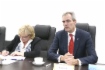В рамках V Петербургского международного газового форума состоялась рабочая встреча Председателя Правления OMV AG Райнера Зеле (справа) с Алексеем Миллером