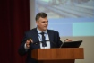 Владимир Зубалей (ООО «Газпром трансгаз Югорск» выступает с докладом о применении систем автоматизированного энергетического менеджмента