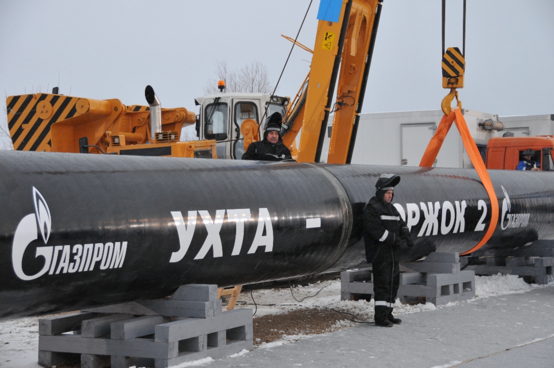 Первый стык газопровода «Ухта — Торжок — 2»