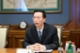 Вице-президент CNPC Ван Дунцзинь во время рабочей встречи с Алексеем Миллером