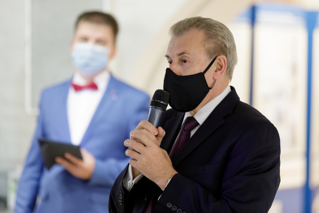 Перед собравшимися выступил заместитель генерального директора по корпоративной защите и управлению персоналом ООО «Газпром трансгаз Саратов» Валерий Бекленищев.