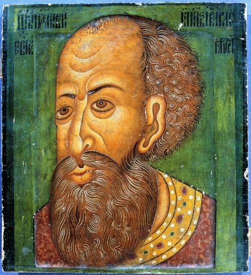 Портрет Ивана Грозного. Первая половина XVII в. темпера, дерево. Национальный музей в Копенгагене. 