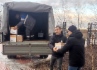 Погрузка гуманитарной помощи