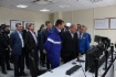 Заместитель Председателя Правления ОАО «Газпром» Виталий Маркелов (в центре справа) в рамках церемонии ввода в эксплуатацию компрессорной станции «Кубанская» посетил диспетчерскую станции
