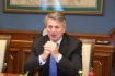 Главный исполнительный директор Shell Бен ван Берден во время рабочей встречи с Алексеем Миллером