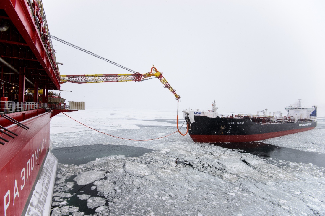 Во время процесса отгрузки нефти