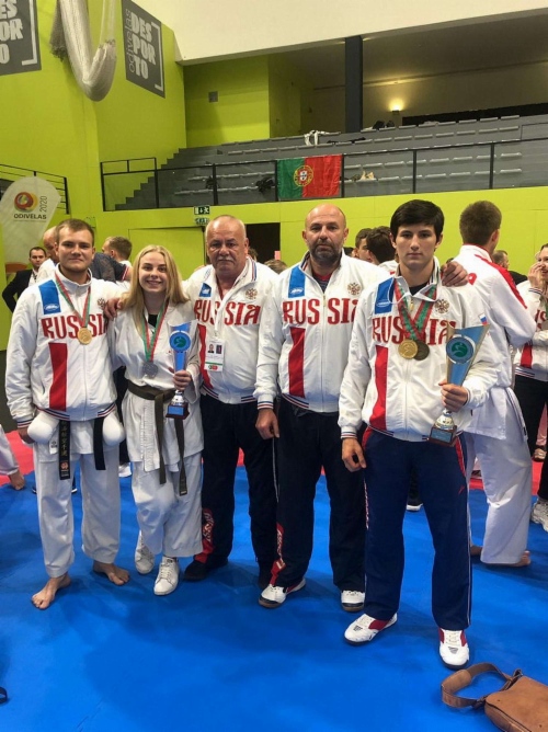 Каратисты спортклуба «Сетокан трансгаз Ставрополь» на чемпионате мира в Португалии