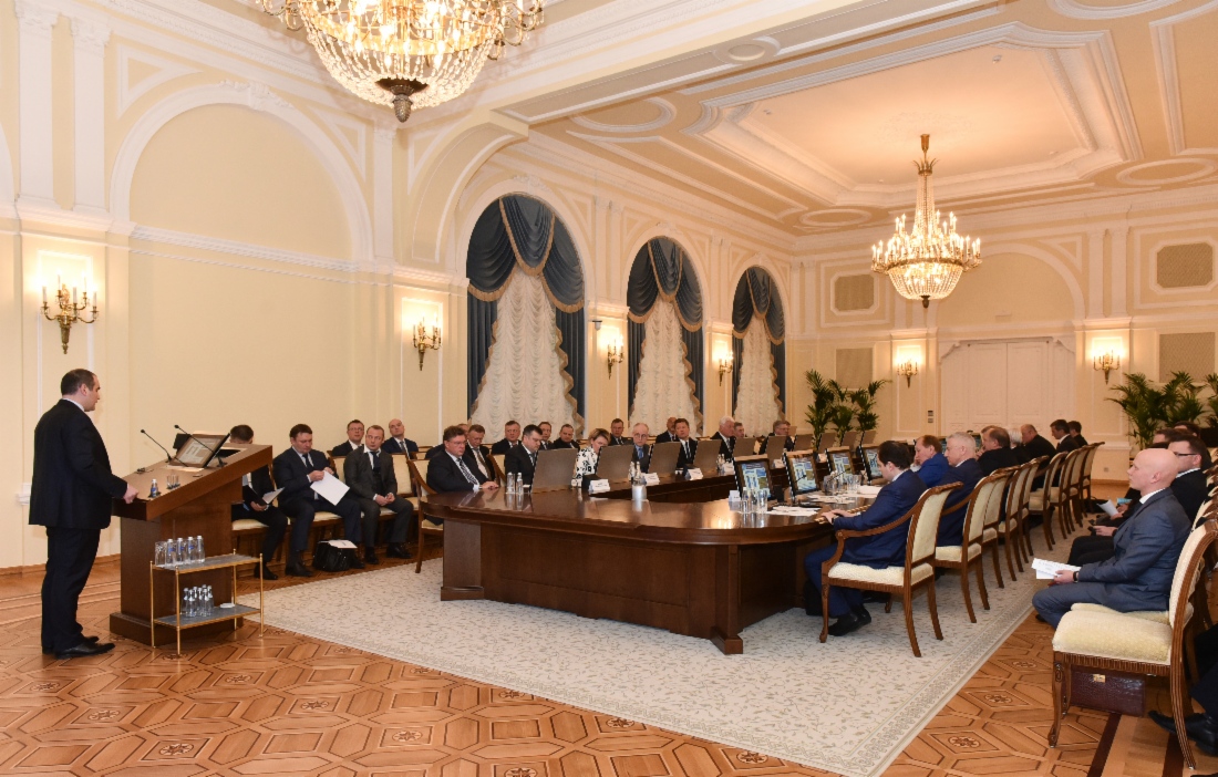 Алексей Миллер и Губернатор Санкт-Петербурга Георгий Полтавченко провели заседание Межведомственного совета по реализации Соглашения о сотрудничестве между компанией и городом