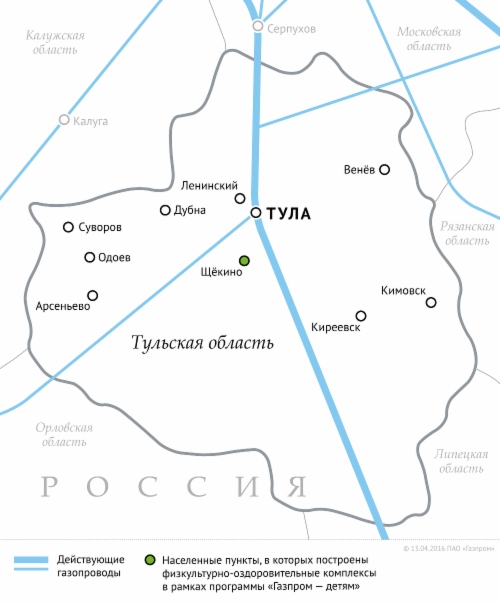 Правительству Тульской области необходимо ускорить подготовку потребителей к приему газа