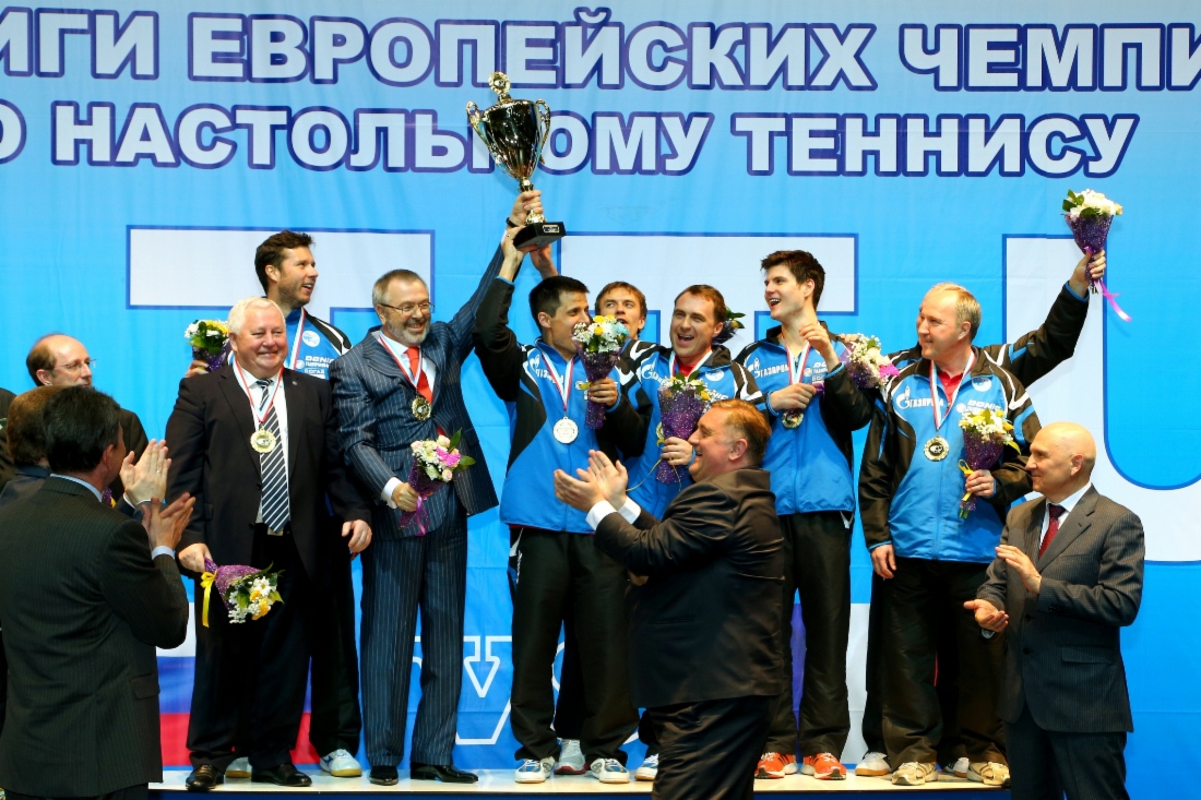 «Факел Газпрома» стал двукратным обладателем Кубка Лиги европейских чемпионов по настольному теннису