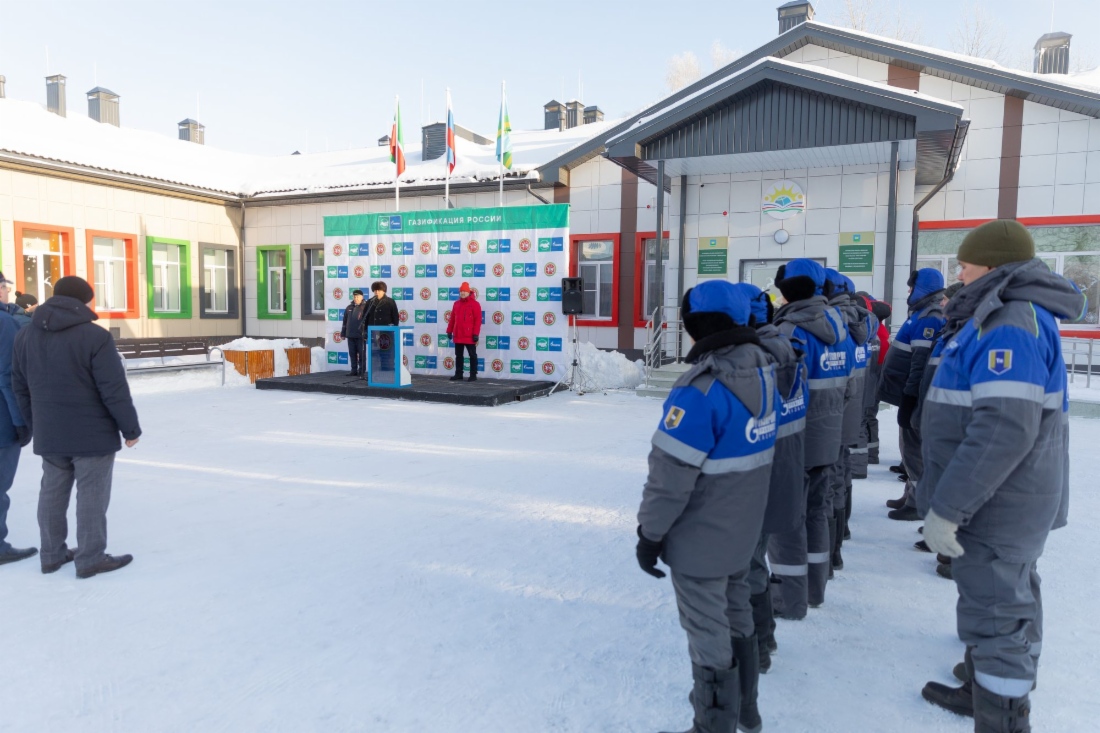 В селе Куркачи Высокогорского района Татарстана подключили к сетевому газу школу-детский сад