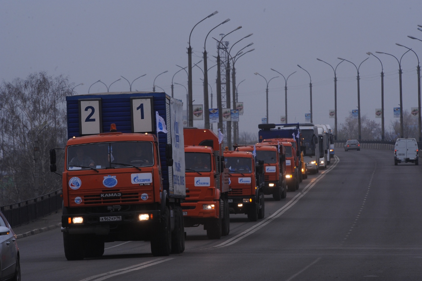 Автопробег «Голубой коридор — 2011», Тамбов, 30 октября 2011 года