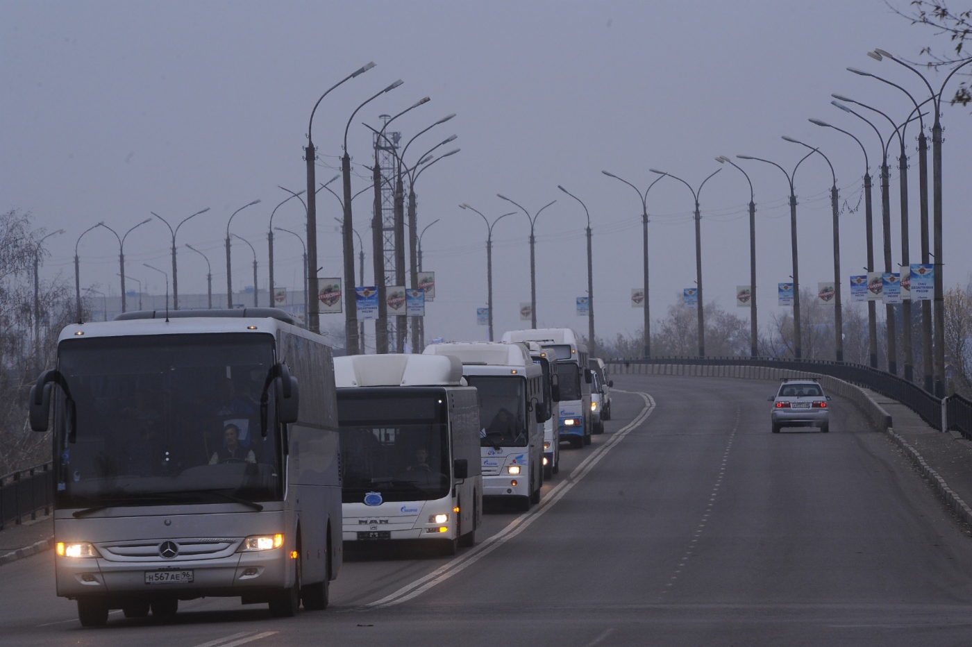 Автопробег «Голубой коридор — 2011», Тамбов, 30 октября 2011 года