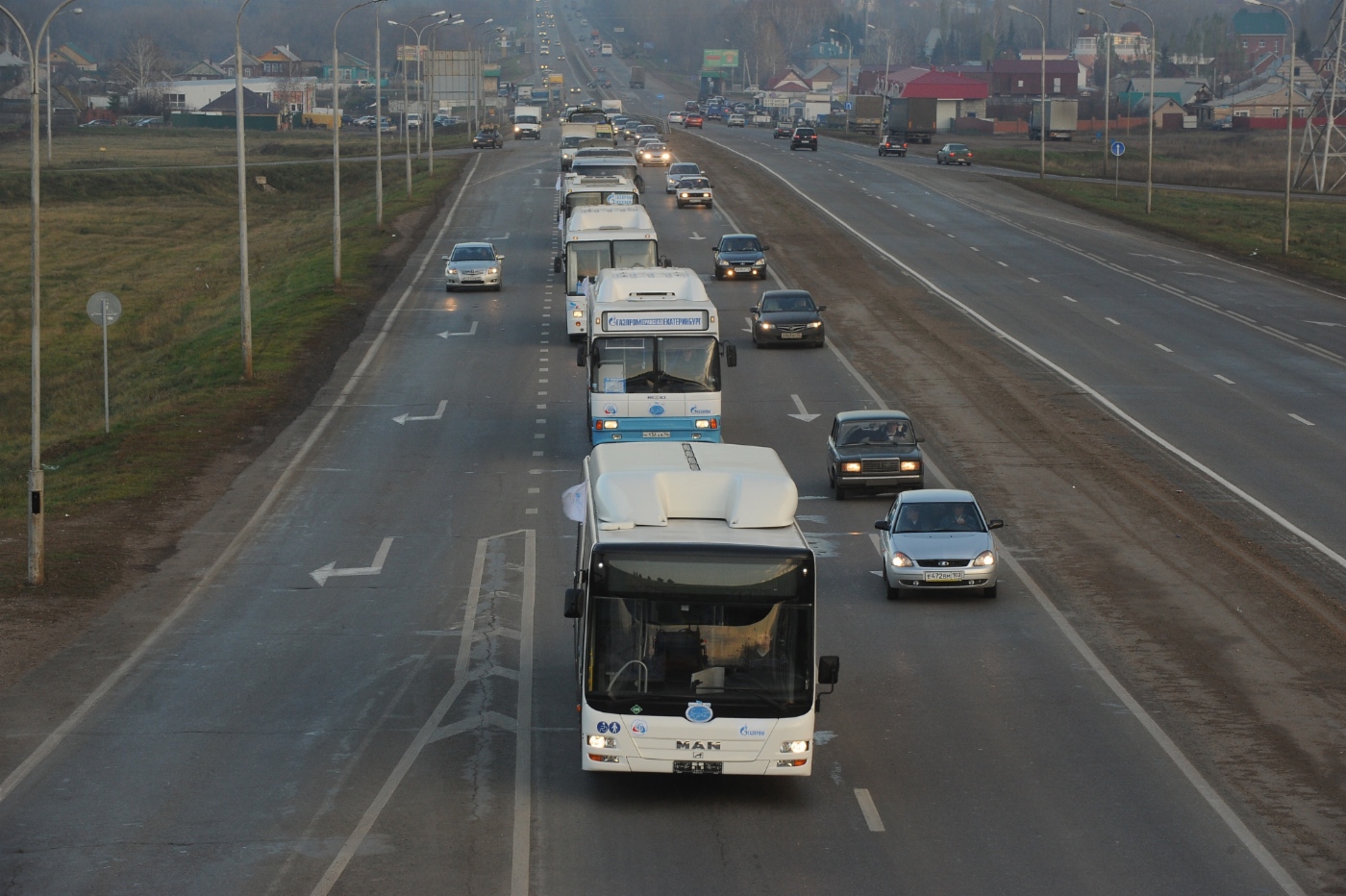 Автопробег «Голубой коридор — 2011», трасса Оренбург — Самара, 23 октября 2011 года