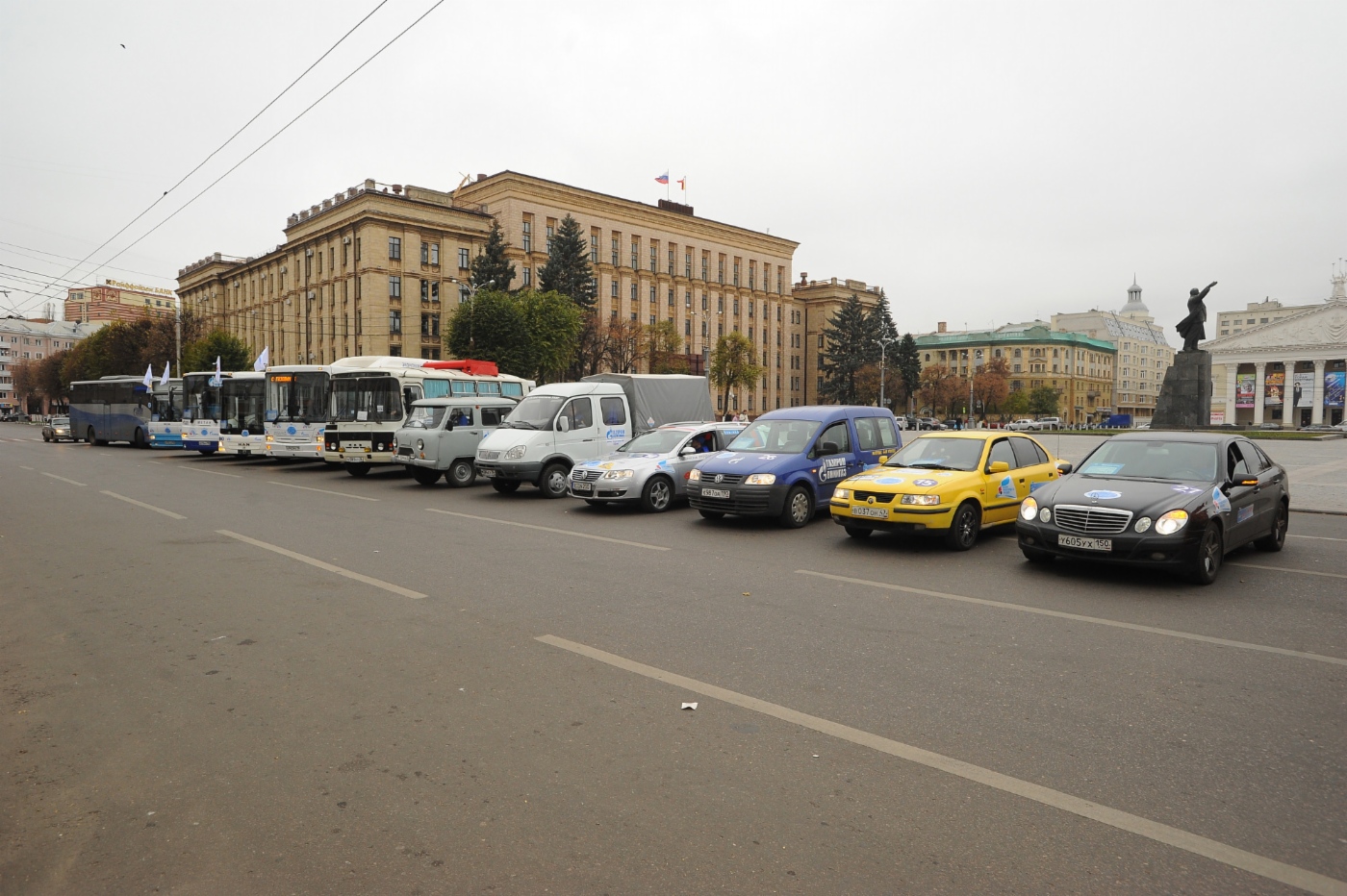 Автопробег «Голубой коридор — 2011», Воронеж, 29 октября 2011 года