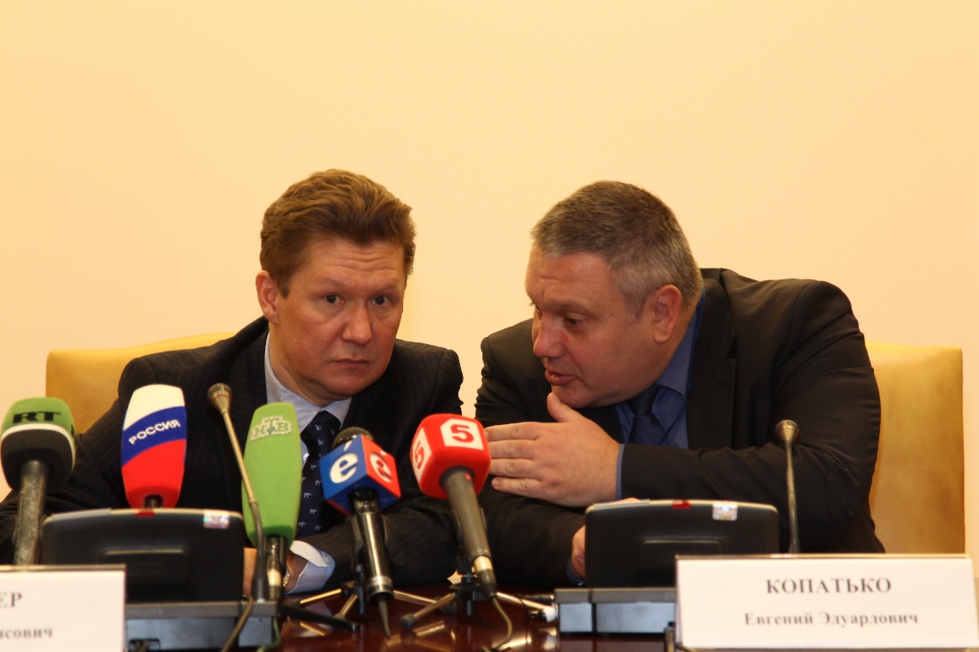 Алесей Миллер и Евгений Копатько