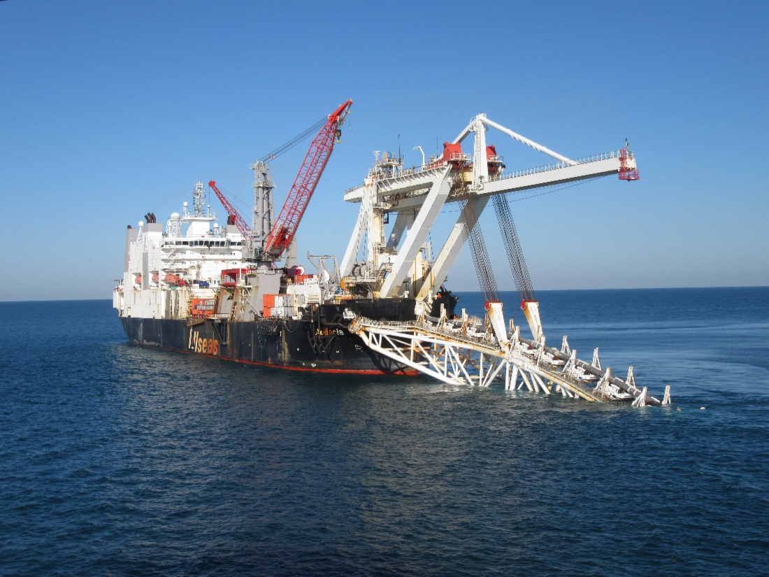 Началось строительство морского участка газопровода «Турецкий поток»