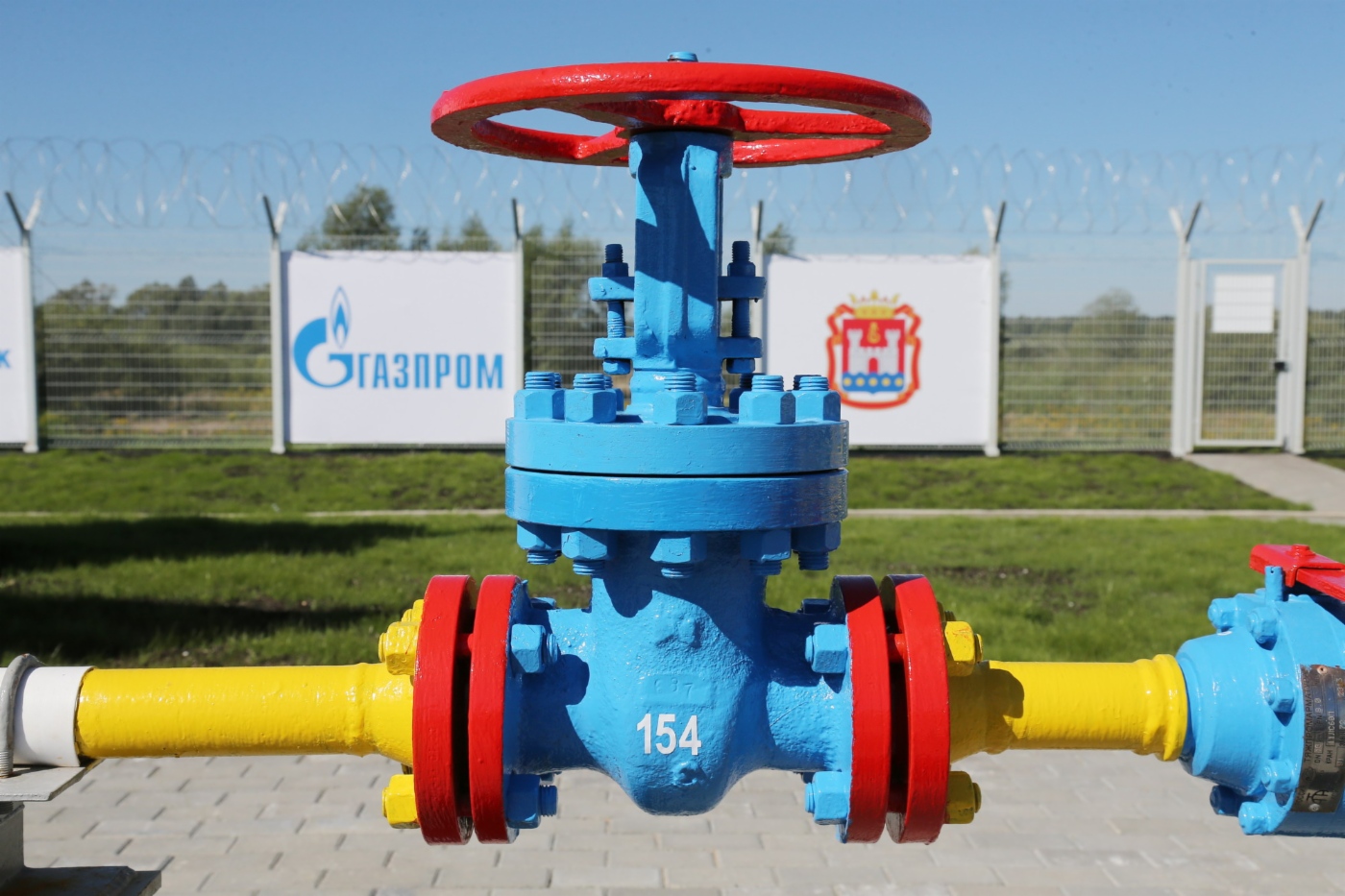 Сетевой газ впервые пришел в город Черняховск Калининградской области