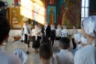 Рождественские песнопения в исполнении детского ансамбля народной песни «Родничок» из Дворца культуры и спорта предприятия